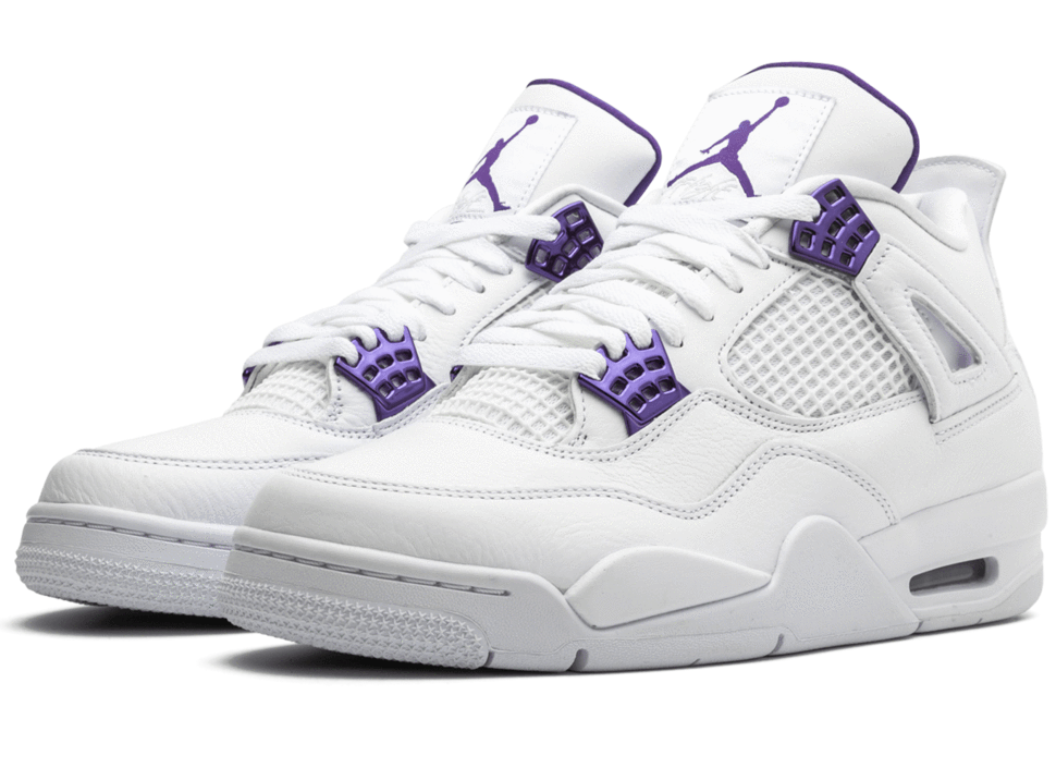 Jordan 4 Metalic Purple