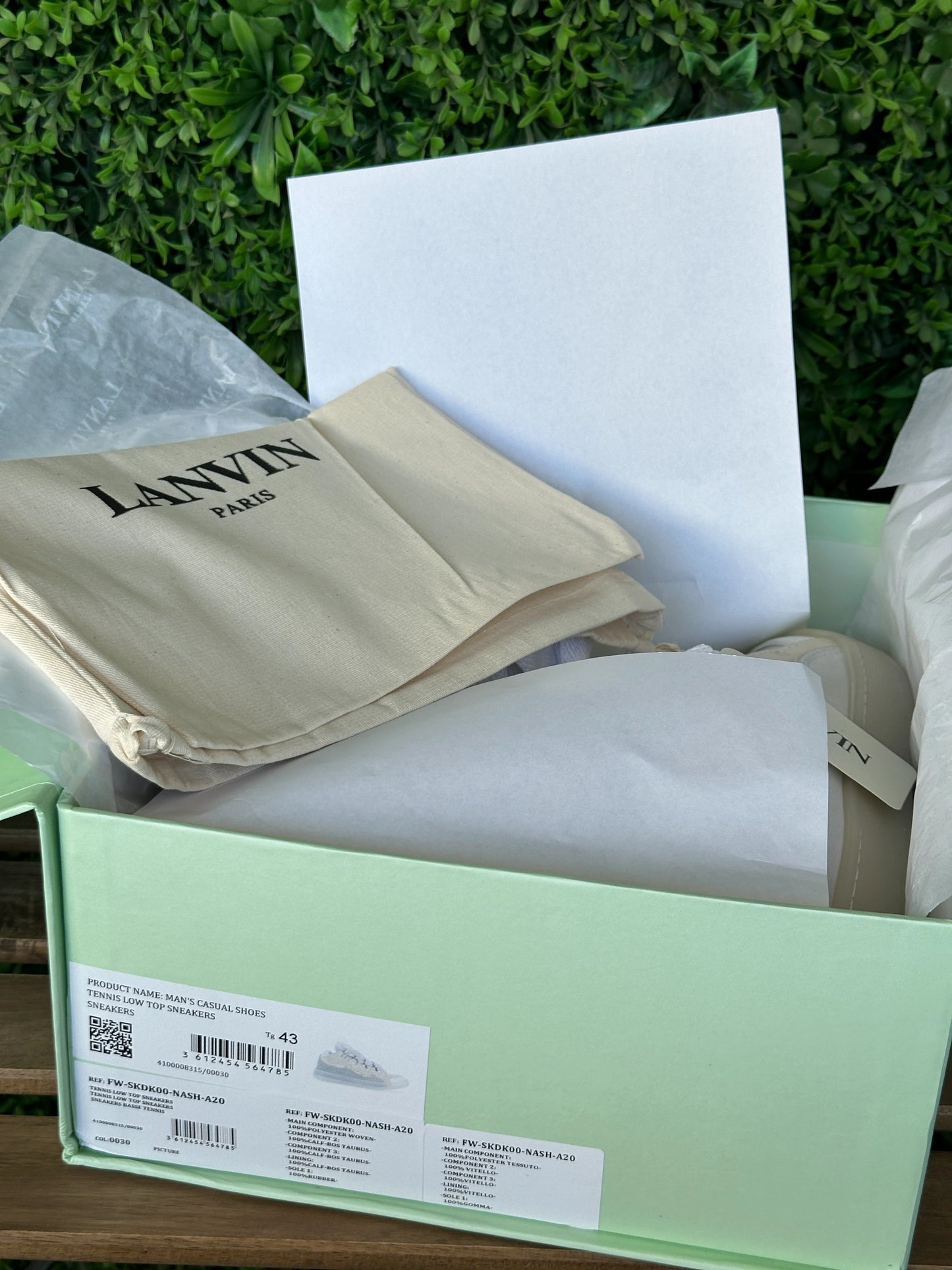 LANVIN Curb - WHITE