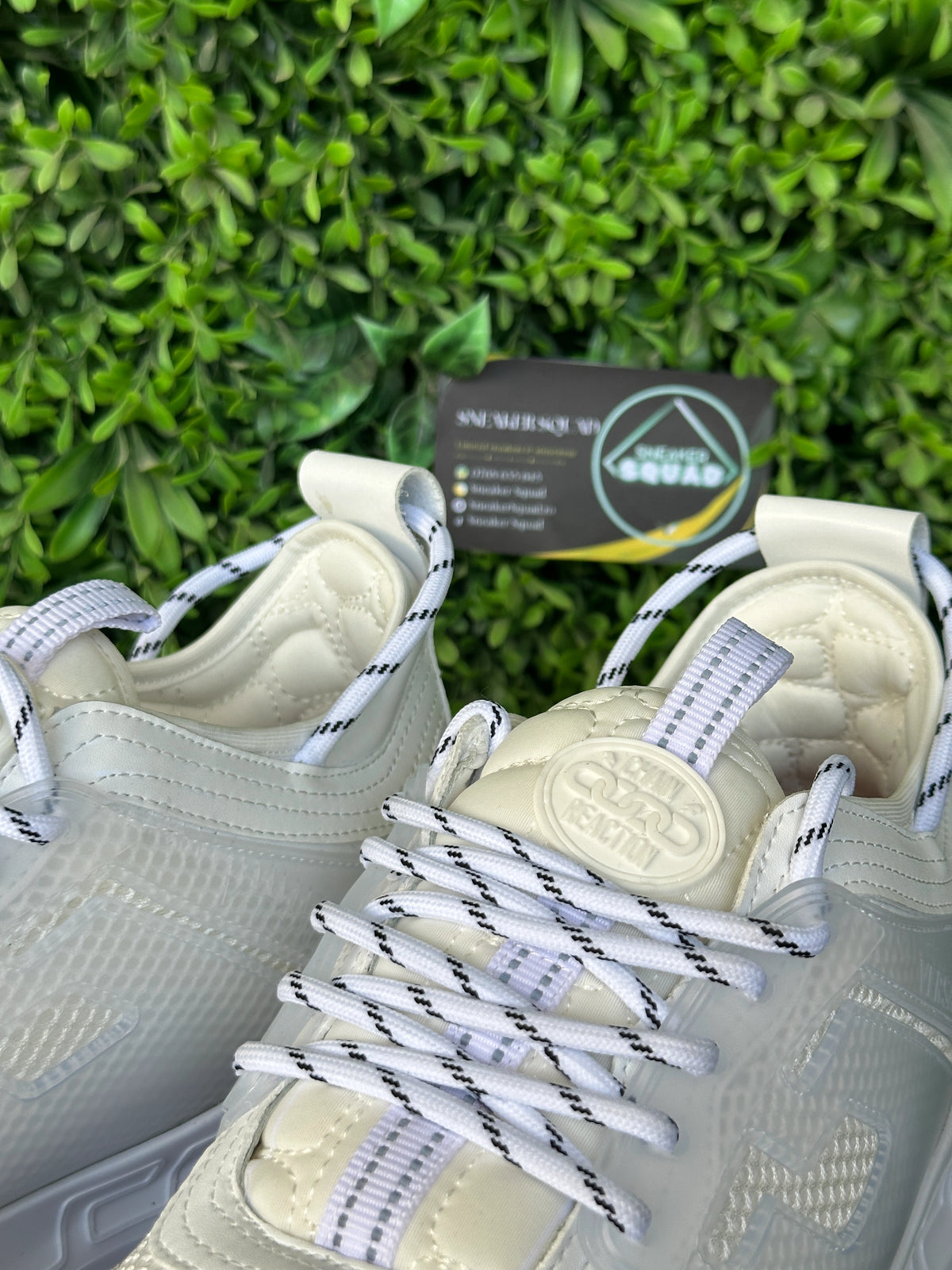 VERSACE Chain Reaction White