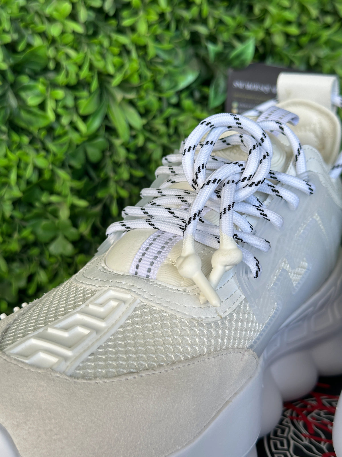 VERSACE Chain Reaction White