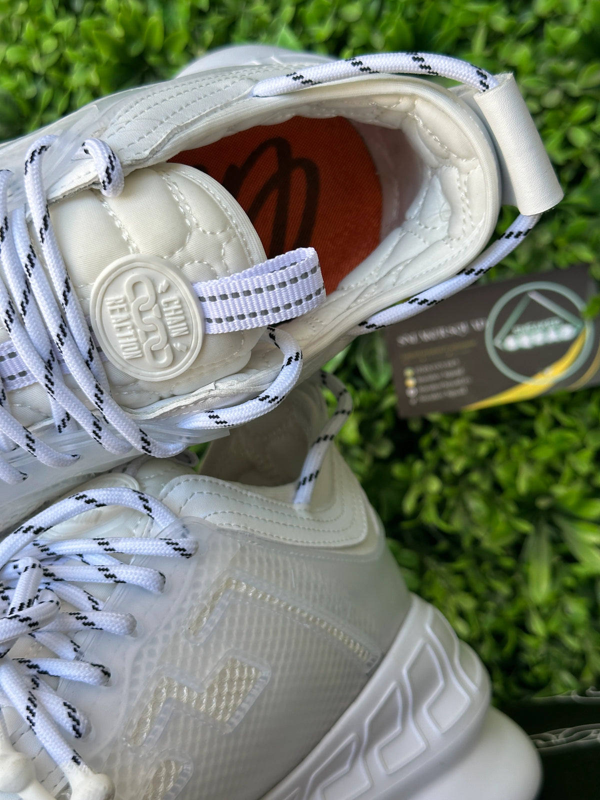 VERSACE Chain Reaction White