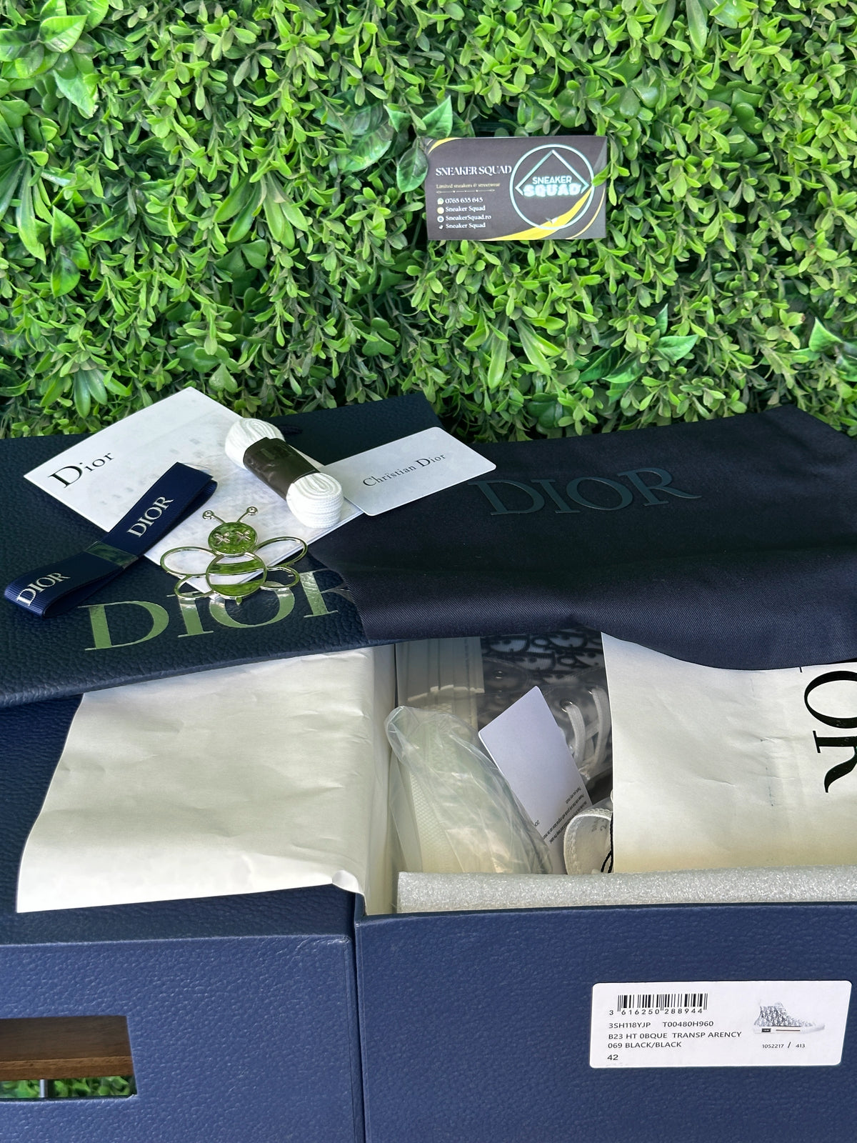 DIOR B23 White and Black