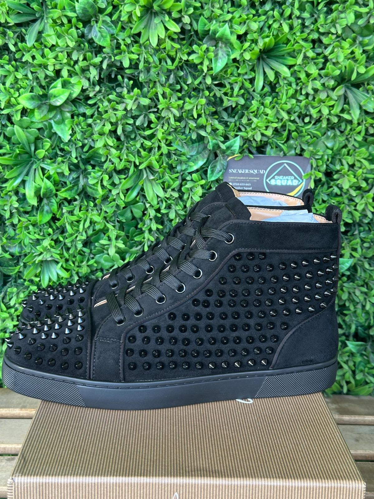 Christian Louboutin Spikes High Black