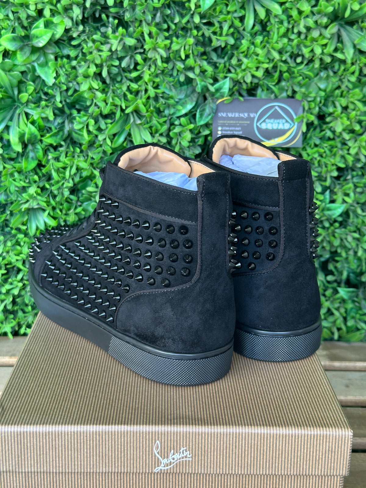 Christian Louboutin Spikes High Black