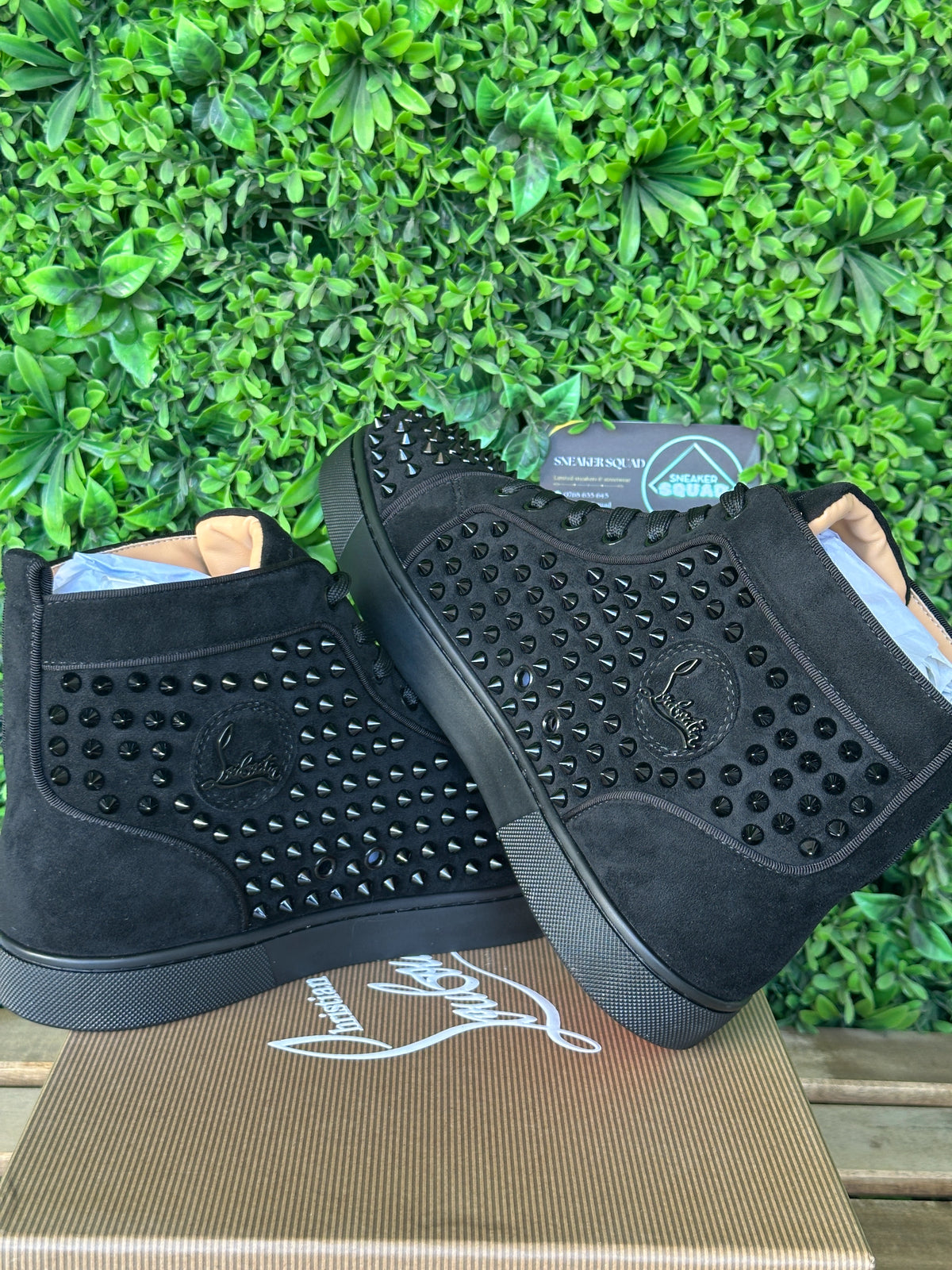 Christian Louboutin Spikes High Black