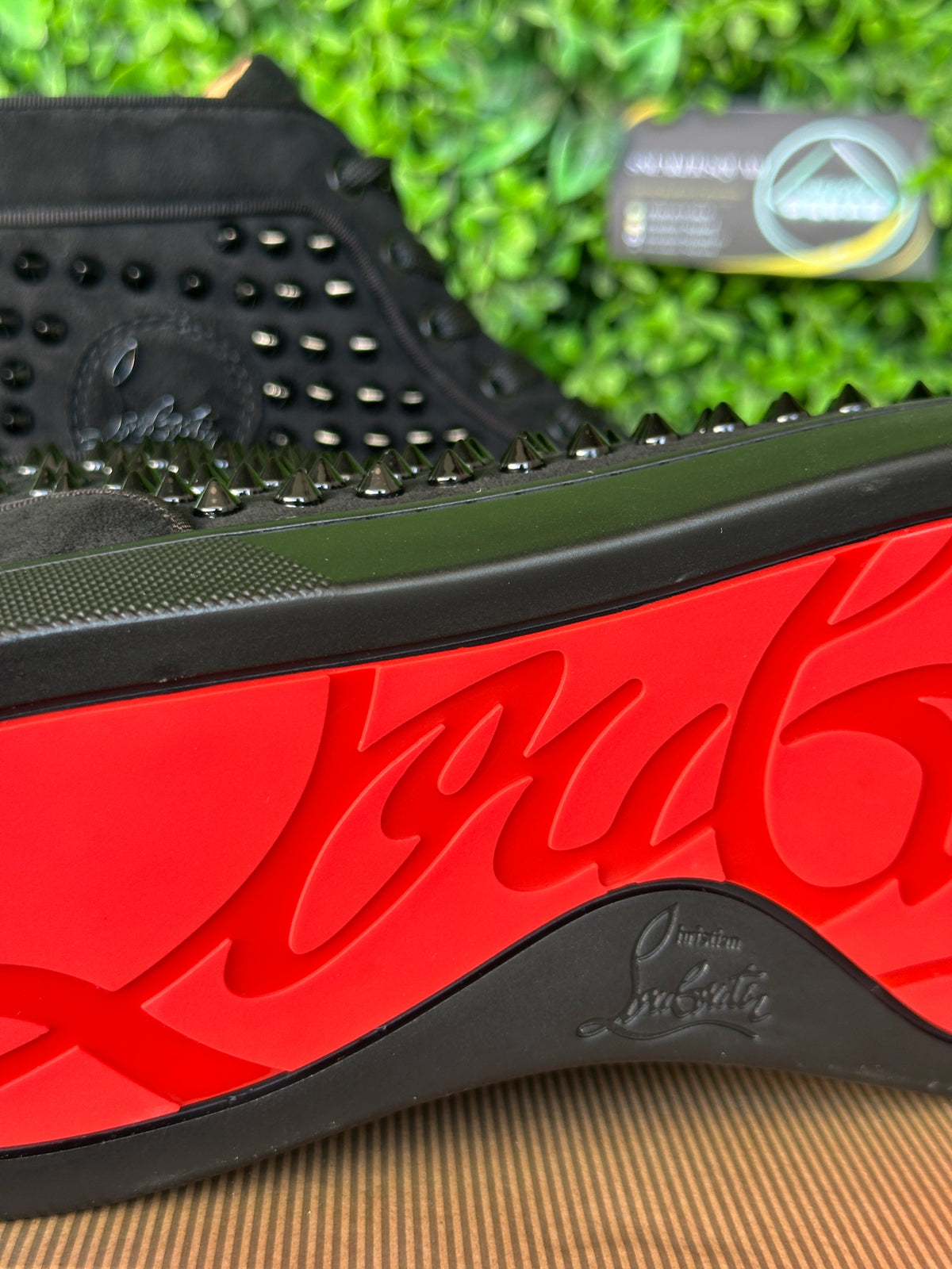 Christian Louboutin Spikes High Black