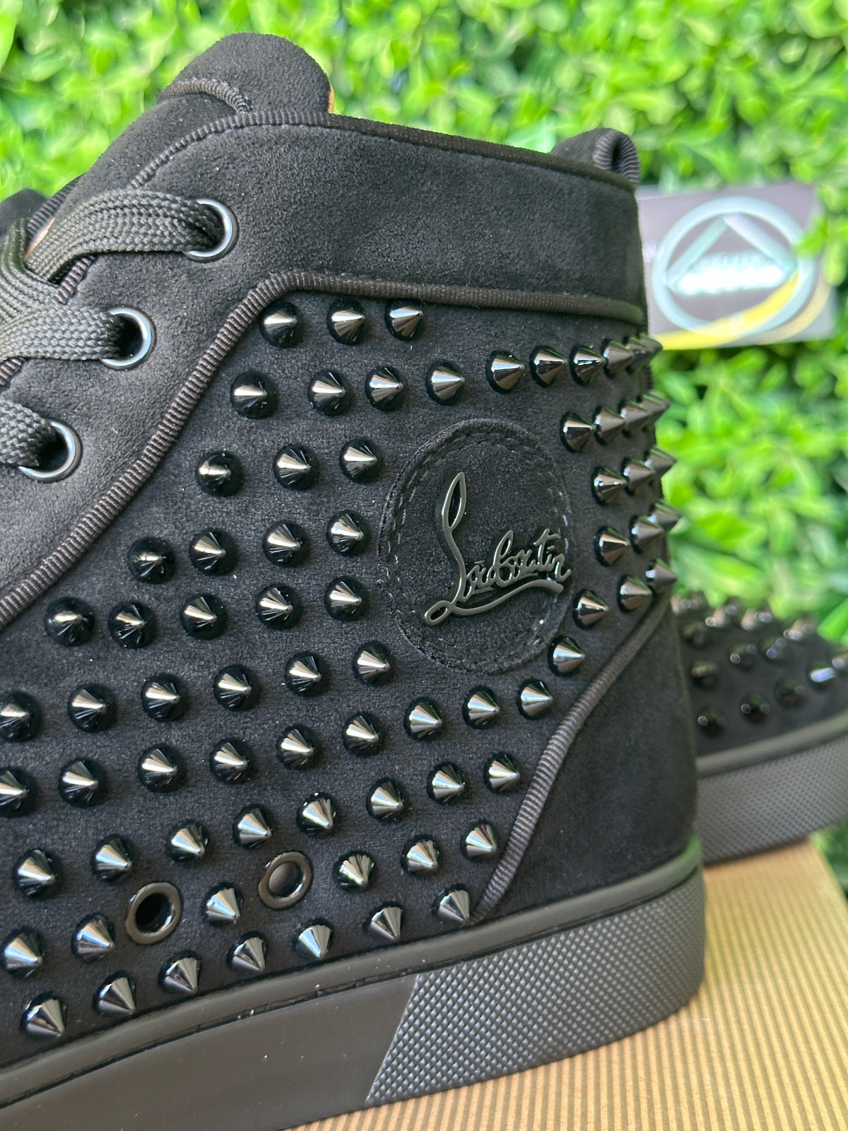 Christian Louboutin Spikes High Black