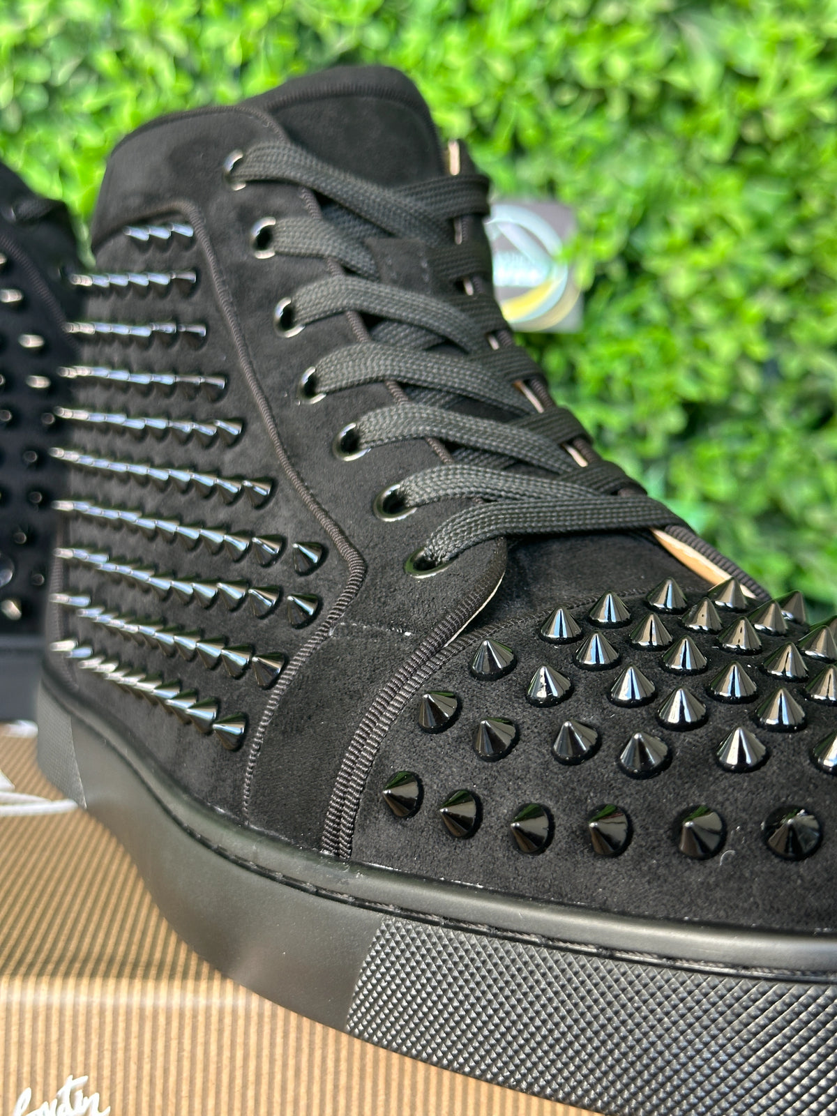Christian Louboutin Spikes High Black
