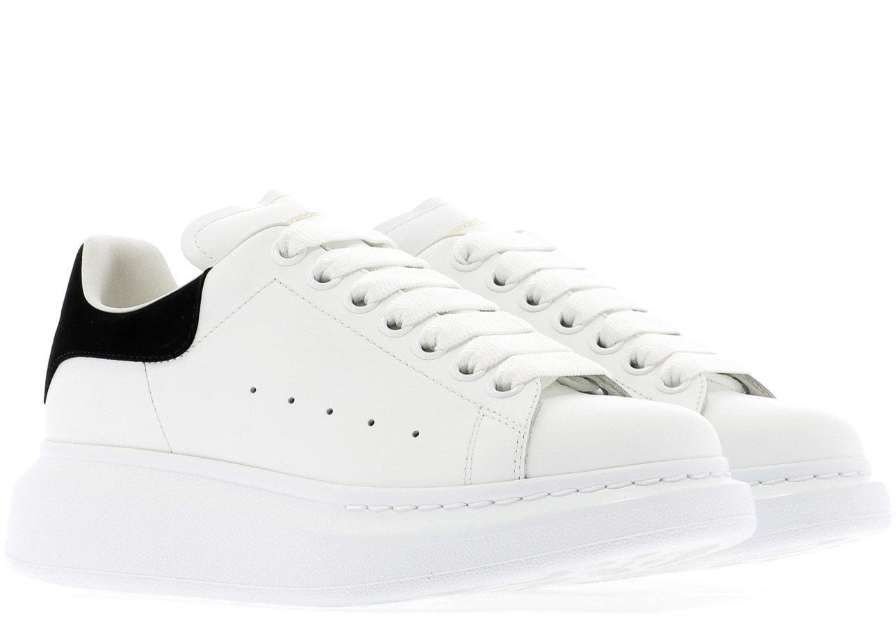 Alexander McQueen White/Black suede