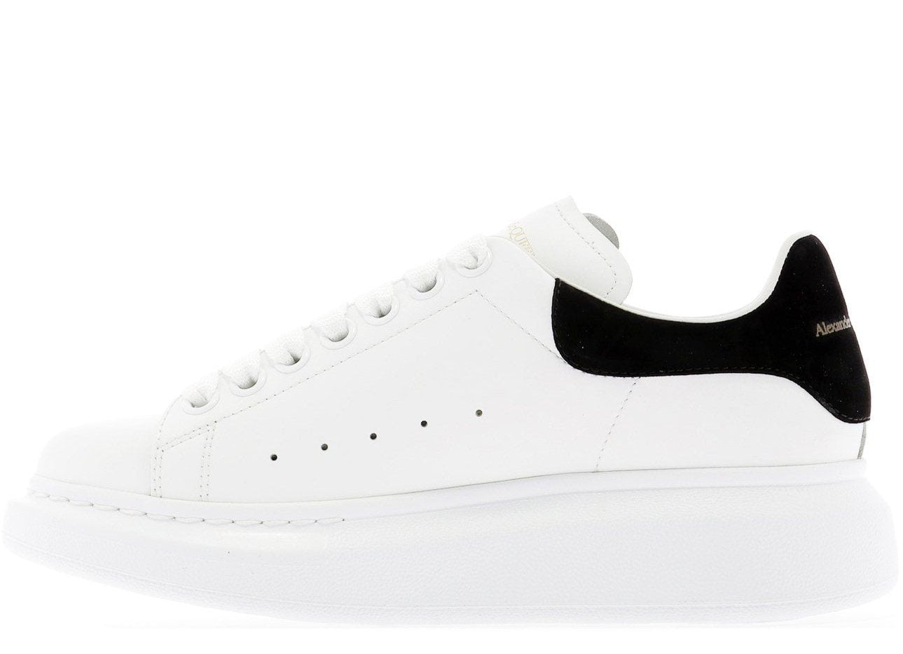 Alexander McQueen White/Black suede
